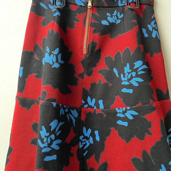 J.Crew Winter Floral Skirt / Jupe fleurie hivernale J.Crew - Picture 2 of 4